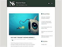 Tablet Screenshot of nasrolsani.com